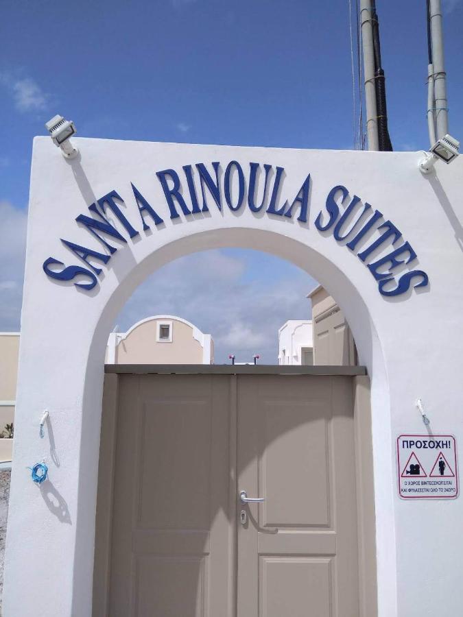 Santa Rinoula Suites Sea Sunset Views Adults Only Megalochori  Ngoại thất bức ảnh
